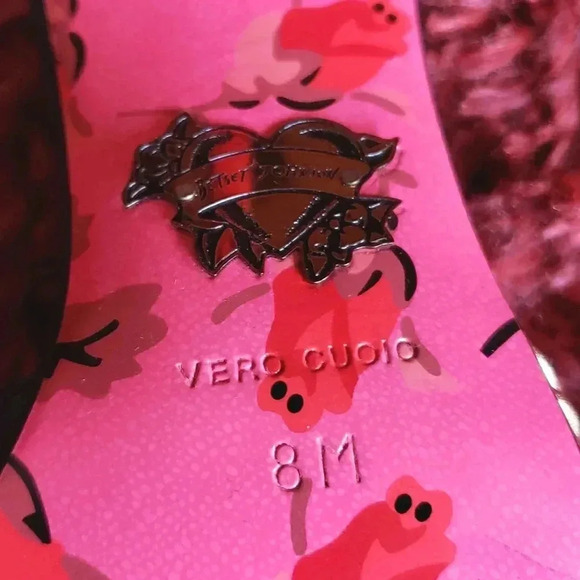 VINTAGE Y2K BETSEY JOHNSON pumps heels shoes size 8/9 - Picture 8 of 10